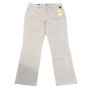 NYDJ Sheri Slim Fray Hem Jeans Fairytale Wash Lavender‎ Lift Tuck Size 12 NWT